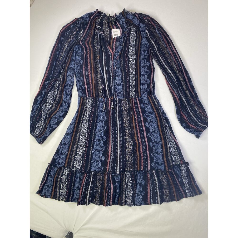 NWT Jessica Simpson Meadow Boho Paisley Dress Size Medium